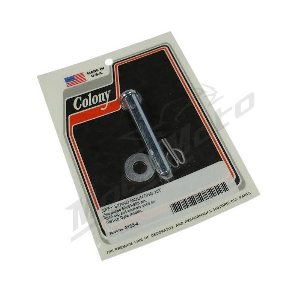 COLONY Jiffy Stand Mounting Kit Harley Davidson FLD / FXD / FXDF / FXDX / FXDXT 1450/1690 99-17