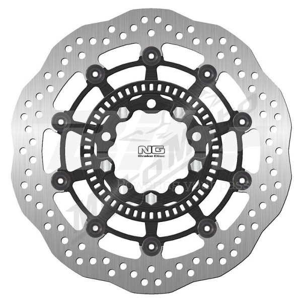 NG BRAKES Wave Floating Brake Disc Kawasaki 650 06-25