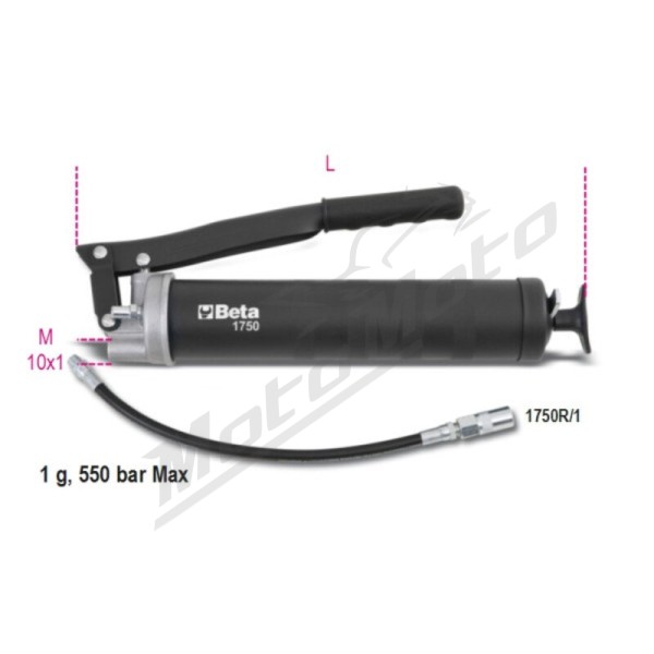 BETA TOOLS Lever Operated Grease Guns 500cc
