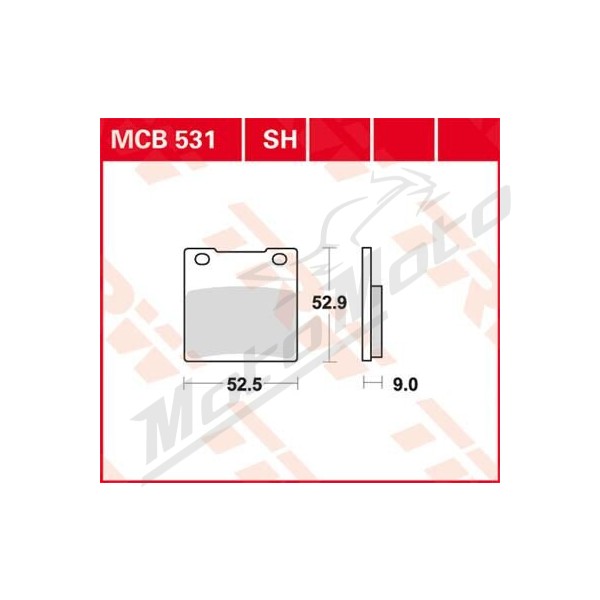 TRW All Round Sintered Metal Brake Pads Hyosung / Kawasaki / Suzuki 250-1300cc 79-07