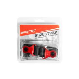 BIKETEC Atkėlimo diržas raudonas 350x25x2.5mm