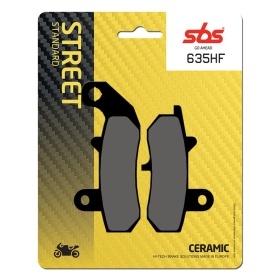 Sbs stabdžių trinkelės 635HF keraminės SUZUKI