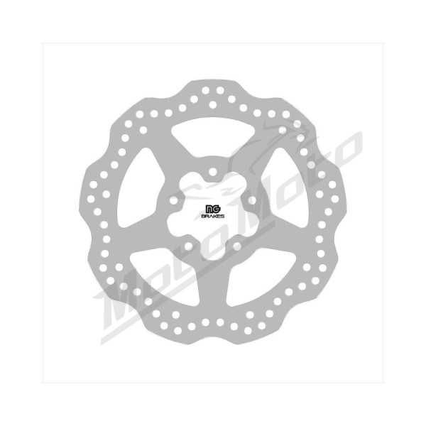 NG BRAKES Priekinis fiksuotas Wave stabdžių diskas 260mm Aprilia / Derbi / Piaggio / Rieju 125-500cc 99-25