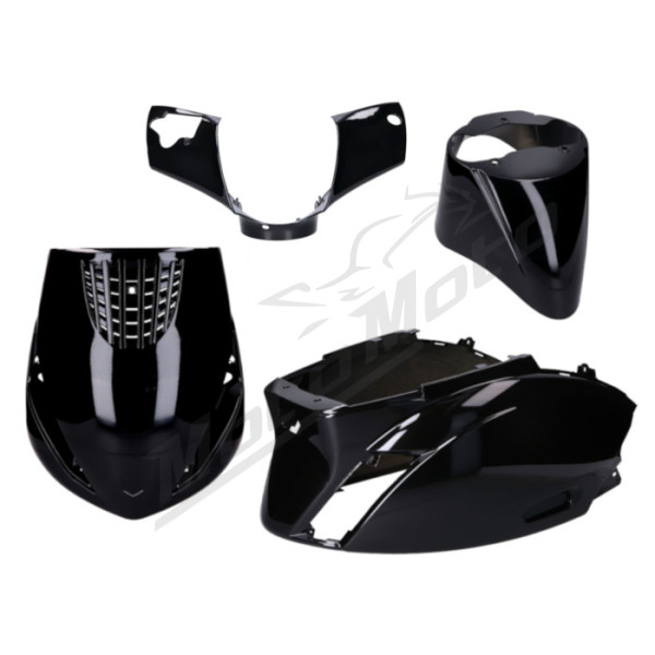 TNT Bodywork Set Metallic Black Piaggio Zip II 00-17