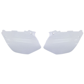 Side covers white CEMOTO YAMAHA YZ 125-250cc 2002-2014