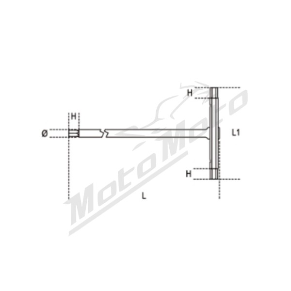 BETA Male 6 points T-Handle Wrenches - 4mm