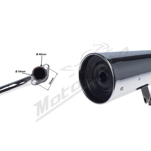 MUFFLER ​​​​​​​MAXTUNED SUZUKI GN 125 1982-1999