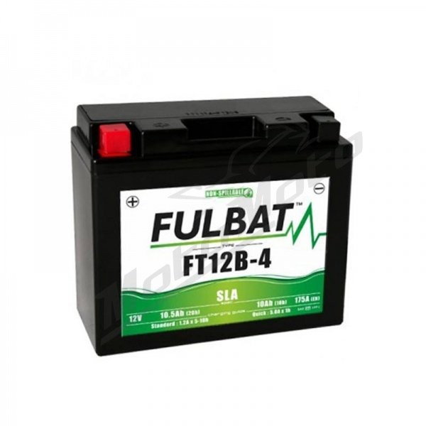FULBAT Battery 10 Ah 210 A EN 12V GT12B-4 (FT12B-4 Gel)