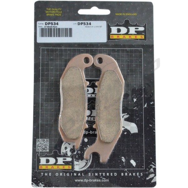 DP BRAKES Standard DP Sintered Brake Pads AJP / Aprilia / Honda / Piaggio / Vespa 50-300cc 12-25