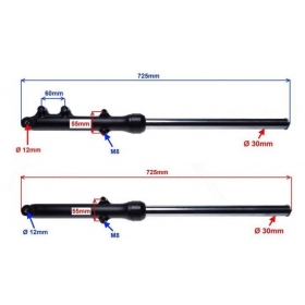 Front shock absorbers BARTON SPIRNT/ FERRO 901/ JUNAK 122/ 901 50-125cc 4T 2pcs