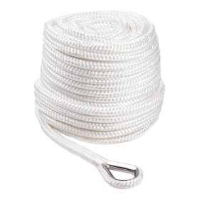 Qvarken Anchor Rope Dockline with thimble White