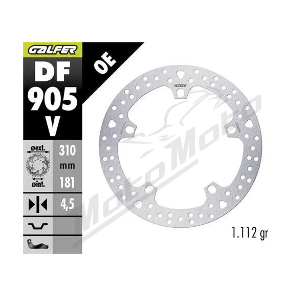 GALFER Front brake disc BMW R1300GS 2023>