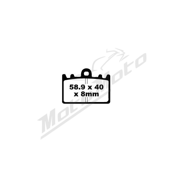 EBC FA-HH Series Sindered Brake Pads KAWASAKI ZXR 400 91-99 / SUZUKI RGV 250 1996