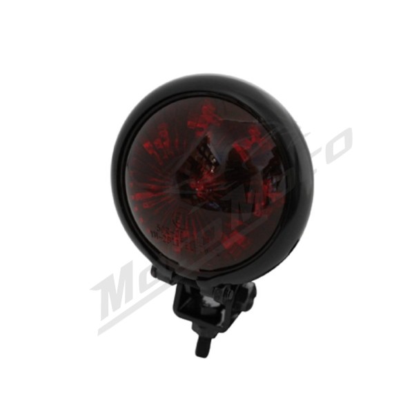 HIGHSIDER smart Bates Style LED TailLight Black E-Approved (1pc)