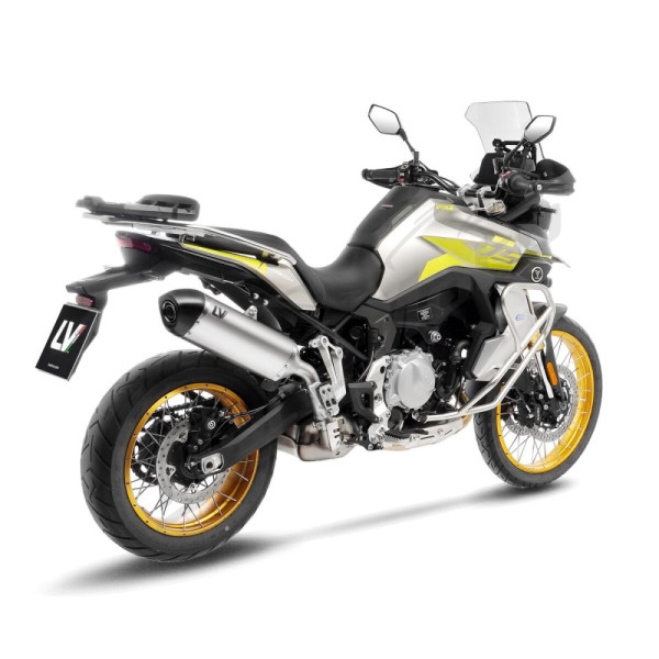 LEOVINCE LV-14 Stainless Steel / Carbon Fiber / Titanium Slip-On Muffler Voge DS 900X 24-25