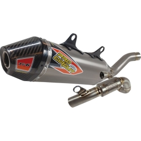 PRO CIRCUIT TI-6 Exhaust System Titanium/Carbon Fiber Husqvarna FC / KTM SX-F 250/450 22-24