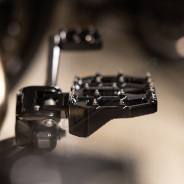 THRASHIN SUPPLY CO. Mini Aggressor Floorboards Harley Davidson FL / FLD / FLDE 1200-1977cc 72-25