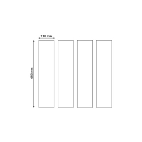 ALGIS protective tape from 4 films 11x48cm (textured)