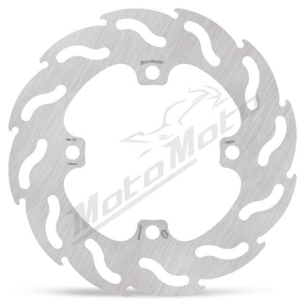 MOTO-MASTER Flame Rear Fixed Brake Disc Kawasaki KX 85/112 01-24