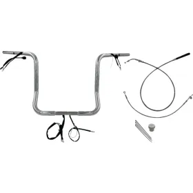 FAT BAGGERS INC. Round Top Handlebar Kit Chrome 91.5x40.5cm Harley Davidson FLHLT / FLHX / FLHXL / FLHXSE 1923-1977 23-26