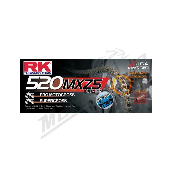 Chain RK Japan MM520MXZ5 Offroad Pro 96 links Blue