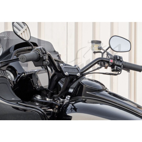 THRASHIN SUPPLY CO. Handlebar Risers Harley Davidson FLD / FLDE / FLFB 1340-1977cc 83-25