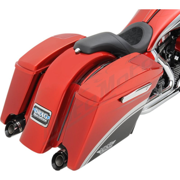 DRAG SPECIALTIES Extended OEM-Style Saddlebag 76x42x37cm Harley Davidson FLHR / FLHTK / FLTRXS 1690-1923 14-24