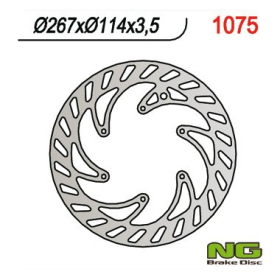 NG Front Fixed Brake Disc 267X114X3,5mm CPI SM / Super Cross / Supermoto 50-250cc 05-09