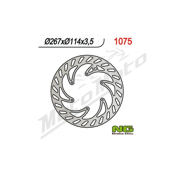 NG Front Fixed Brake Disc 267X114X3,5mm CPI SM / Super Cross / Supermoto 50-250cc 05-09