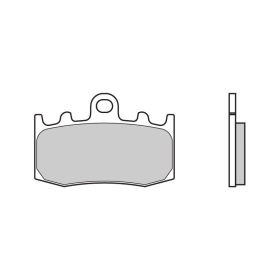 BREMBO Road/Sport Sinter stabdžių trinkelės BMW HP2 / K / R 850-1300cc 1996-2015