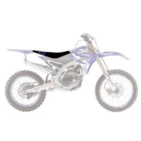Blackbird seat complete standard Yamaha YZ F / WR F 250-450cc 14-19 Black/Blue