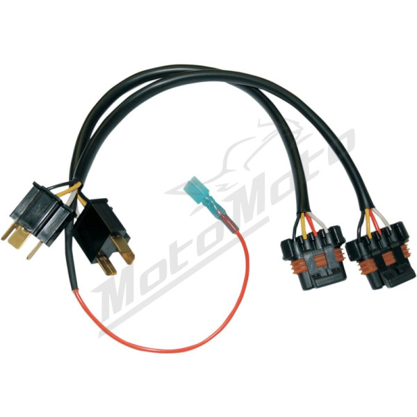 NAMZ LED Headlamp Adapter Harness Harley Davidson FLTR / FLTRI / FLTRU / FLTRX 1450-1800cc 03-13