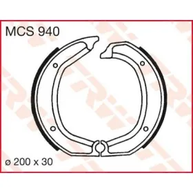 TRW Brake Shoes BMW R 45-100 55-80