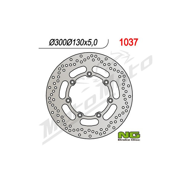 NG BRAKES Front Fixed Brake Disc 300mm Kawasaki EN / VN 500-1500cc 92-03