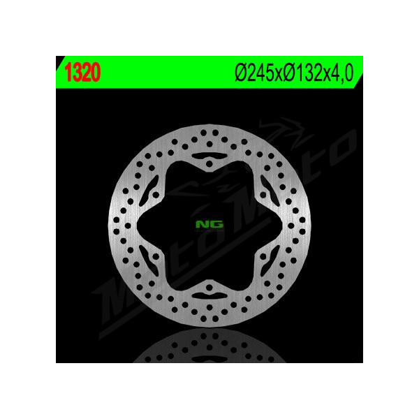 NG BRAKES Priekinis fiksuotas stabdžių diskas 245mm Yamaha YBR 125cc 05-13