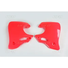 Ufo radiator caps Honda CR 125-250cc 92-94 Red