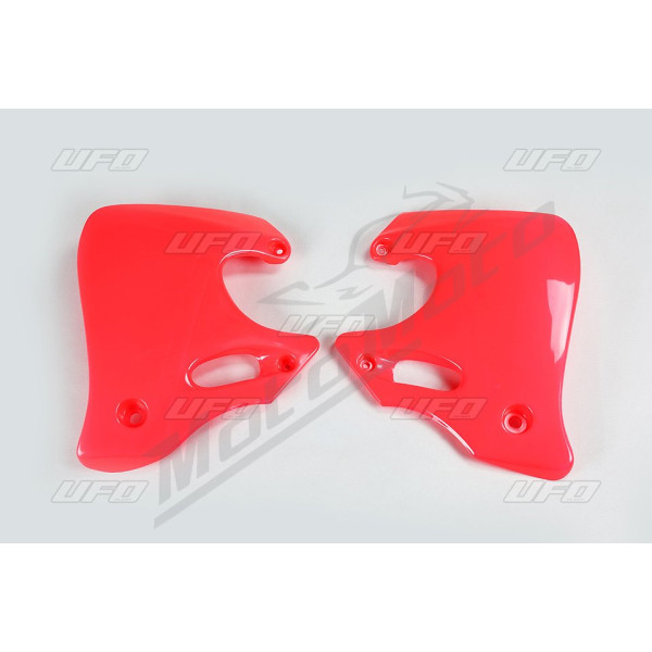 Ufo radiator caps Honda CR 125-250cc 92-94 Red