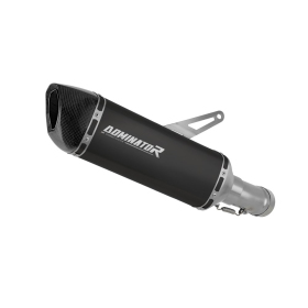 Dominator Exhaust Silencer Muffler HP6 BLACK + dB killer Kove 800 X Rally 2024-2026