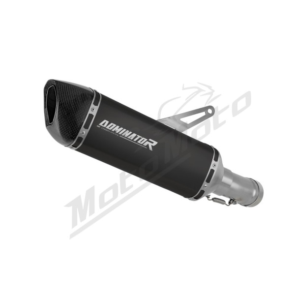 Dominator Exhaust Silencer Muffler HP6 BLACK + dB killer Kove 800 X Rally 2024-2026