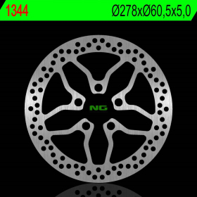 NG Front Fixed Brake Disc 278X60.5X5.0mm Piaggio X10 125-500cc 12-17