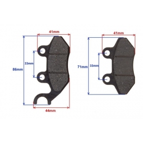 Brake pads MAXTUNED FT3099 / MCB684 STANDARD