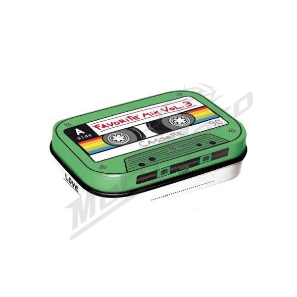 Box of mint sweets FAVORITE MIX CASSETTE 62x41x18mm 4pcs