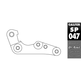 GALFER Brake Caliper Relocation Bracket Sherco SE-R 250-300cc 14-17