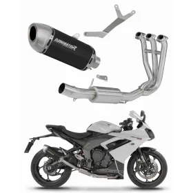 Dominator pilna išmetimo sistema S6 BLACK + dB killer Triumph Daytona 660 2024->