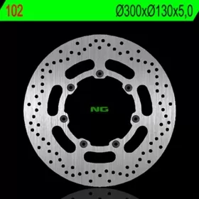 NG BRAKES 102 Round Fixed Brake Disc KAWASAKI EN / VN 500-1600 94-03