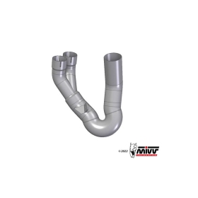 MIVV No-Catalyzer Pipe Ducati Hypermotard 950 21-25
