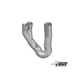 MIVV No-Catalyzer Pipe Ducati Hypermotard 950 21-25