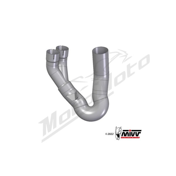 MIVV No-Catalyzer Pipe Ducati Hypermotard 950 21-25