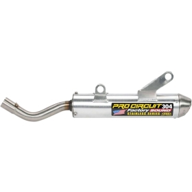 PRO CIRCUIT 304 Silencer Stainless Steel/Aluminum Suzuki RM 250 02-03