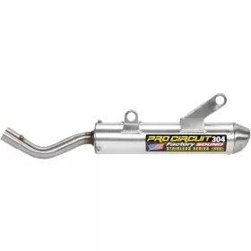 PRO CIRCUIT 304 Silencer Stainless Steel/Aluminum Suzuki RM 250 02-03
